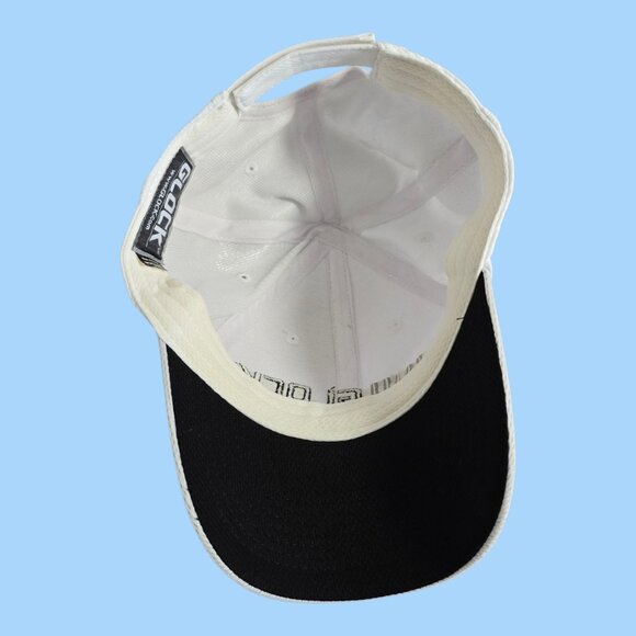 Glock Adjustable Baseball Cap Hat White & Black - Picture 7 of 8